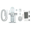 Stündenglass Gravity Bong Infuser Hookah Polished Silver - Insomnia Smoke