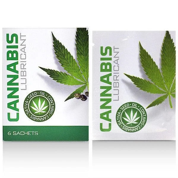 Cobeco Cannabis Lube Sachets (6pcsx4ml) - Insomnia Smoke