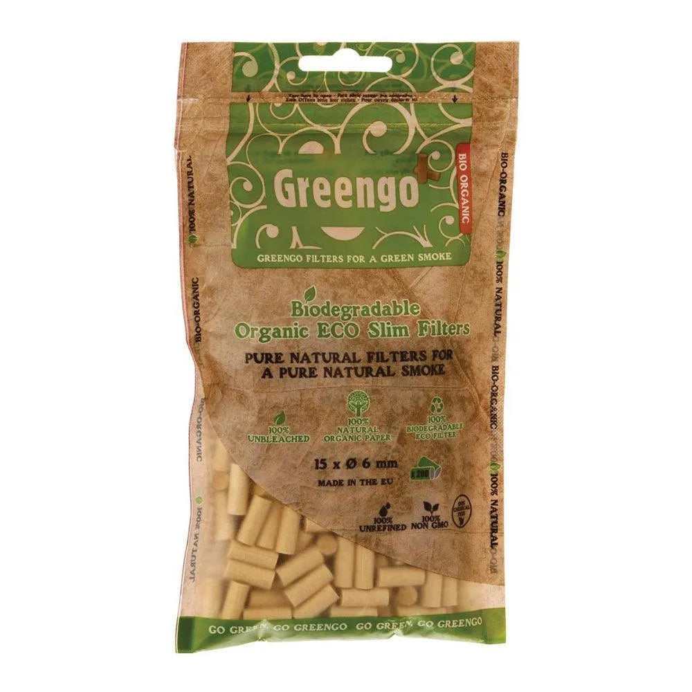 Greengo BIO Organic Filters 15mm - Insomnia Smoke