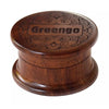 Greengo Wooden Grinder 40mm 2 Parts - Insomnia Smoke