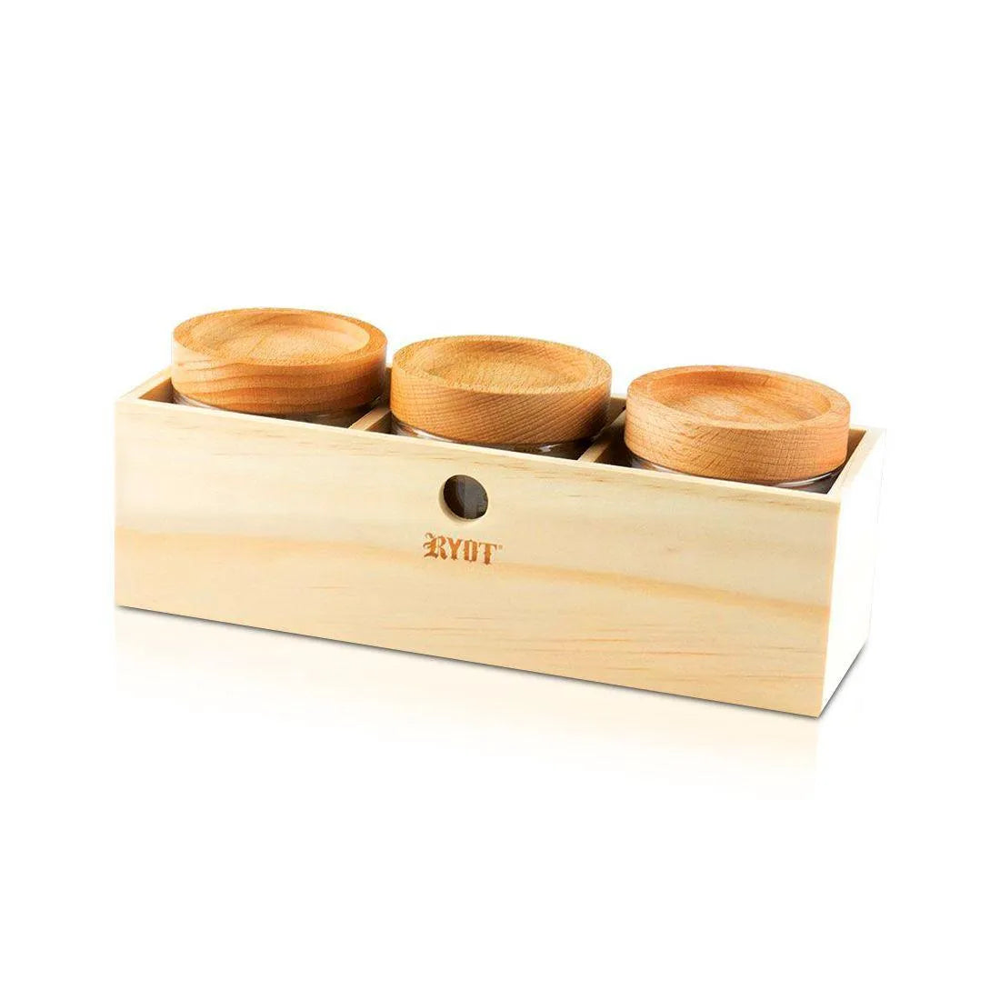 RYOT Beech Lid Jar Boxes - Insomnia Smoke