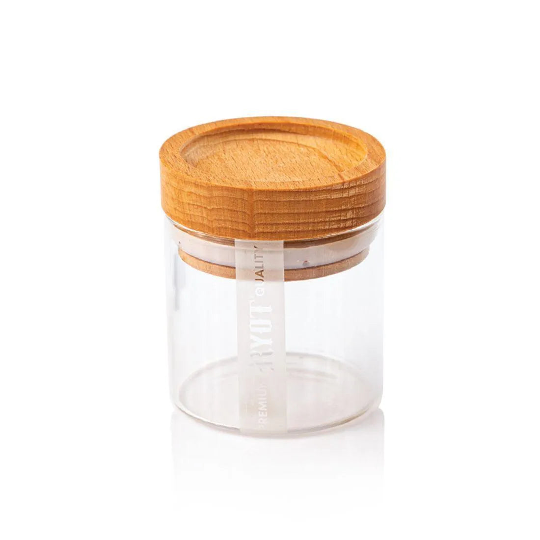 RYOT Clear Glass Storage Jar 133ml - Insomnia Smoke