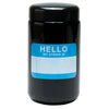 420 Science Uv Screw Top Glass Jar Hello Write & Erase - Insomnia Smoke