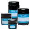 420 Science Uv Screw Top Glass Jar Hello Write & Erase - Insomnia Smoke