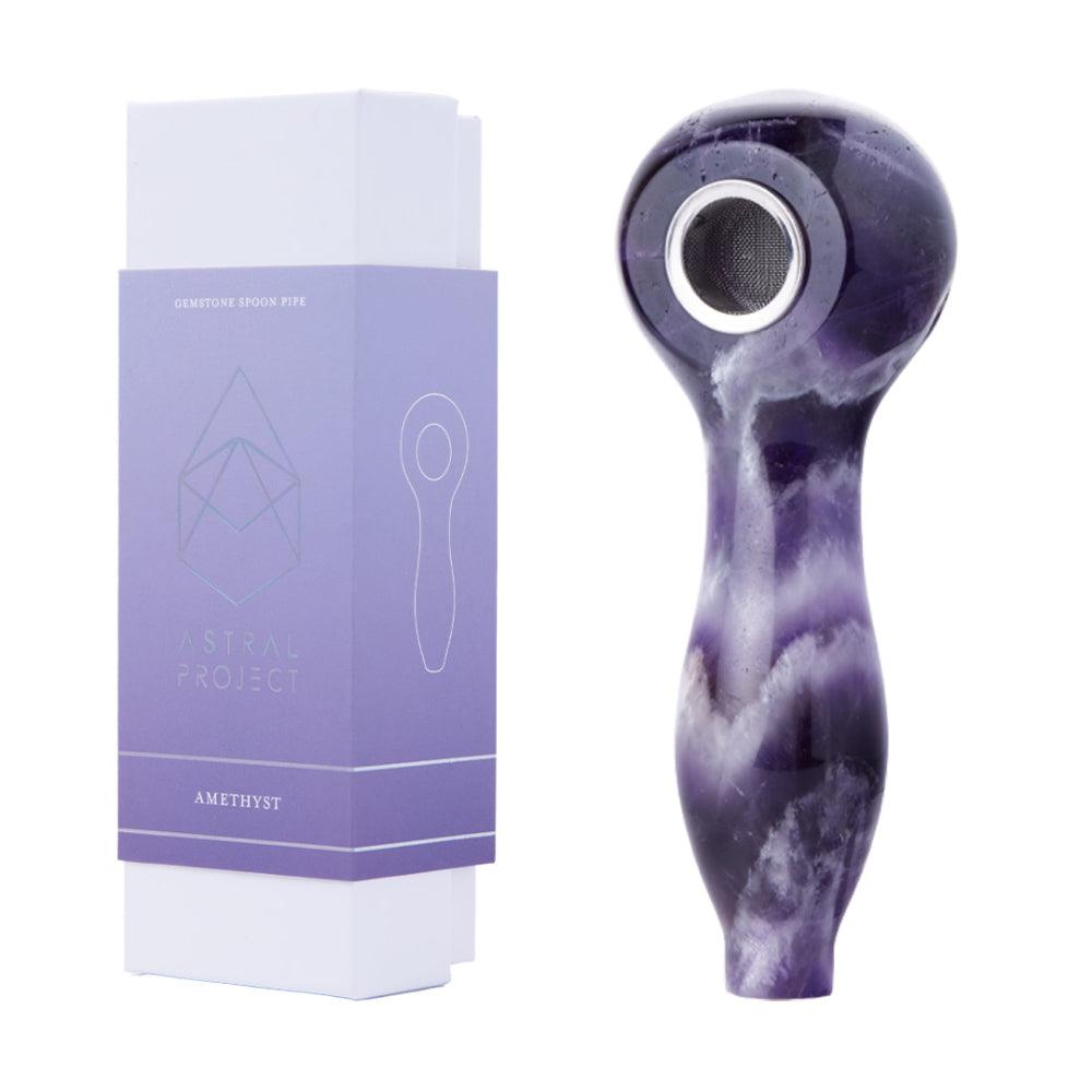 Astral Project Gemstone Spoon Pipe - Insomnia Smoke