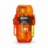 An orange Blazer CG-001 Cigar Torch Lighter with a black and white 'BLAZER' brand label on the front, set against a plain white background.