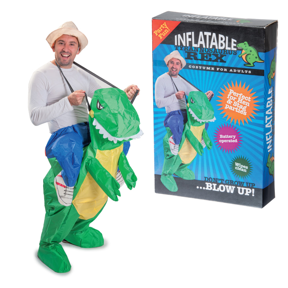 Funtime Gifts T Rex Inflatable Costume - Insomnia Smoke