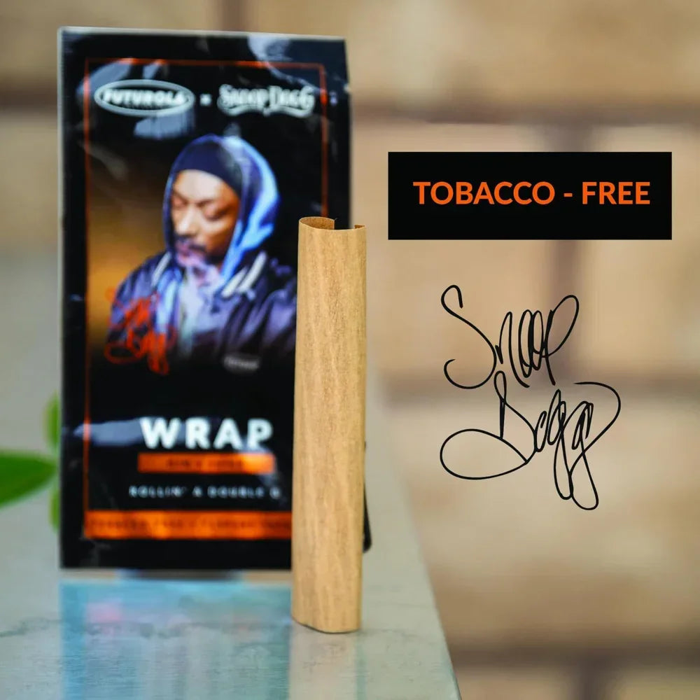 tobacco free blunts Tyson 2.0 X Futurola - Knockout OG Terpene Infused Tobacco-Free Blunt Wrap (1ct) - Display of 25 Futurola x Snoop Dogg Blunt