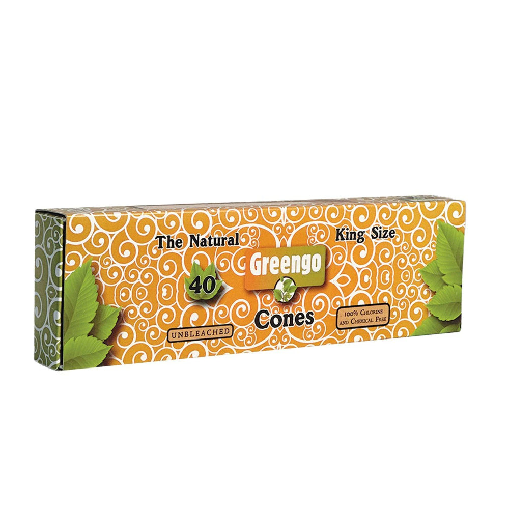 Greengo Unbleached King Size Cones
