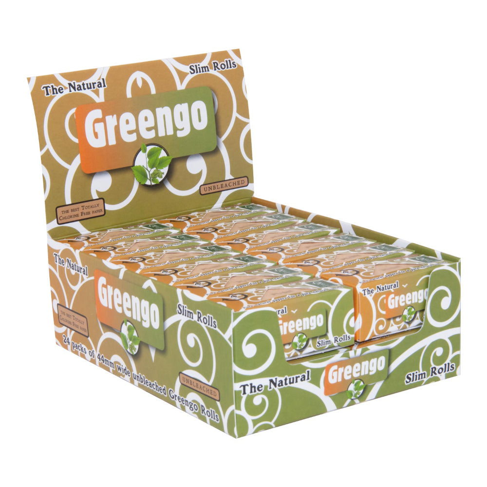 Greengo Unbleached Slim Rolls Rolling Papers