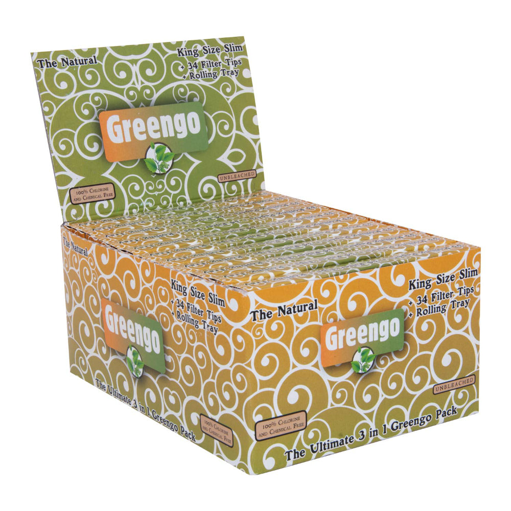 Greengo King Size Slim Ultimate Pack 3-in-1 Χαρτάκια Στριφτού