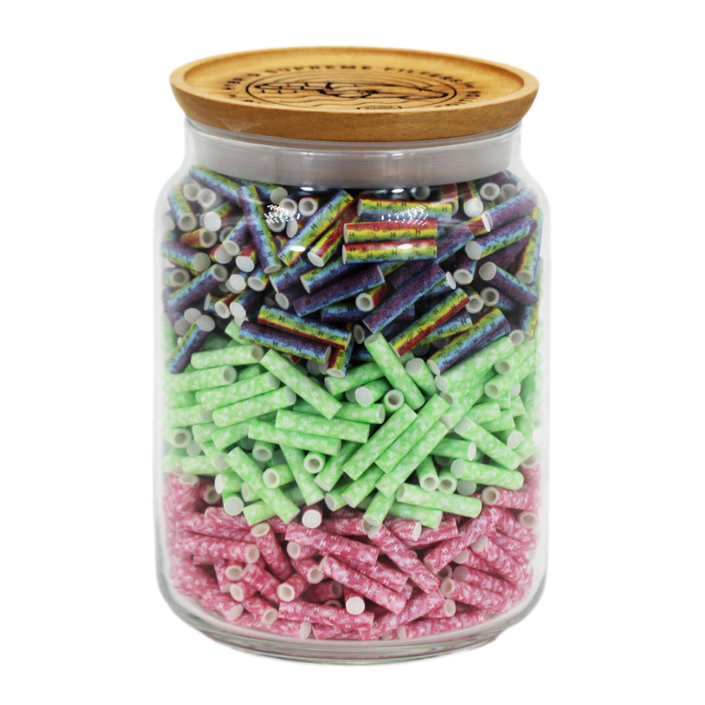 Hybrid Supreme Filters Glass 1000 Bunt G'mischt