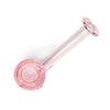 Pink Jane West Twenties Collection Glass Hand Pipe on a white background