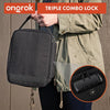 Ongrok Large Carbon-Lined Case with Combo Lock - Insomnia Smoke