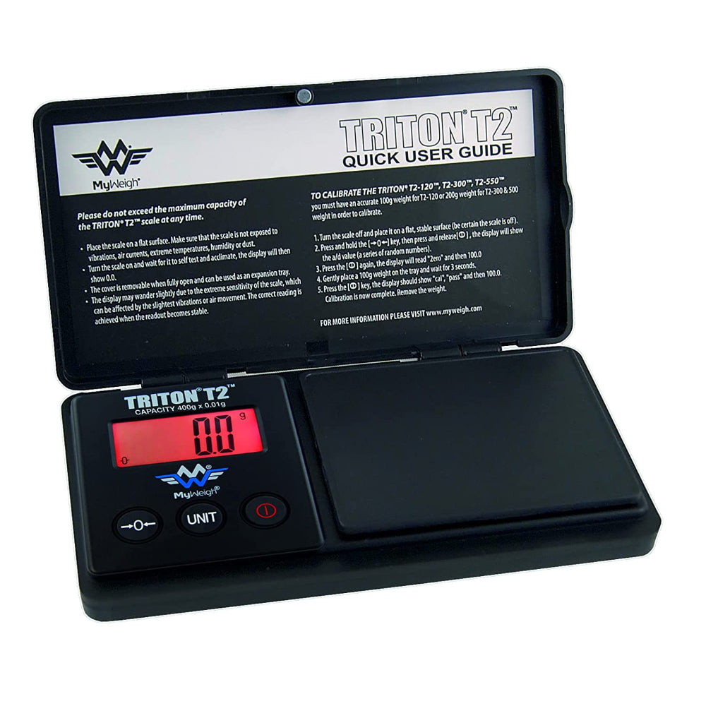 My Weight Triton T2 Digital Pocket Scale (200g x .01g) - Insomnia Smoke