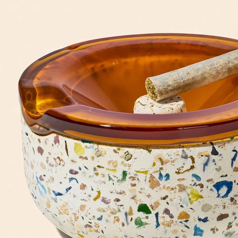 NWTN Home Symi Ashtray | Terrazzo Glass Ashtray – Insomnia Smoke