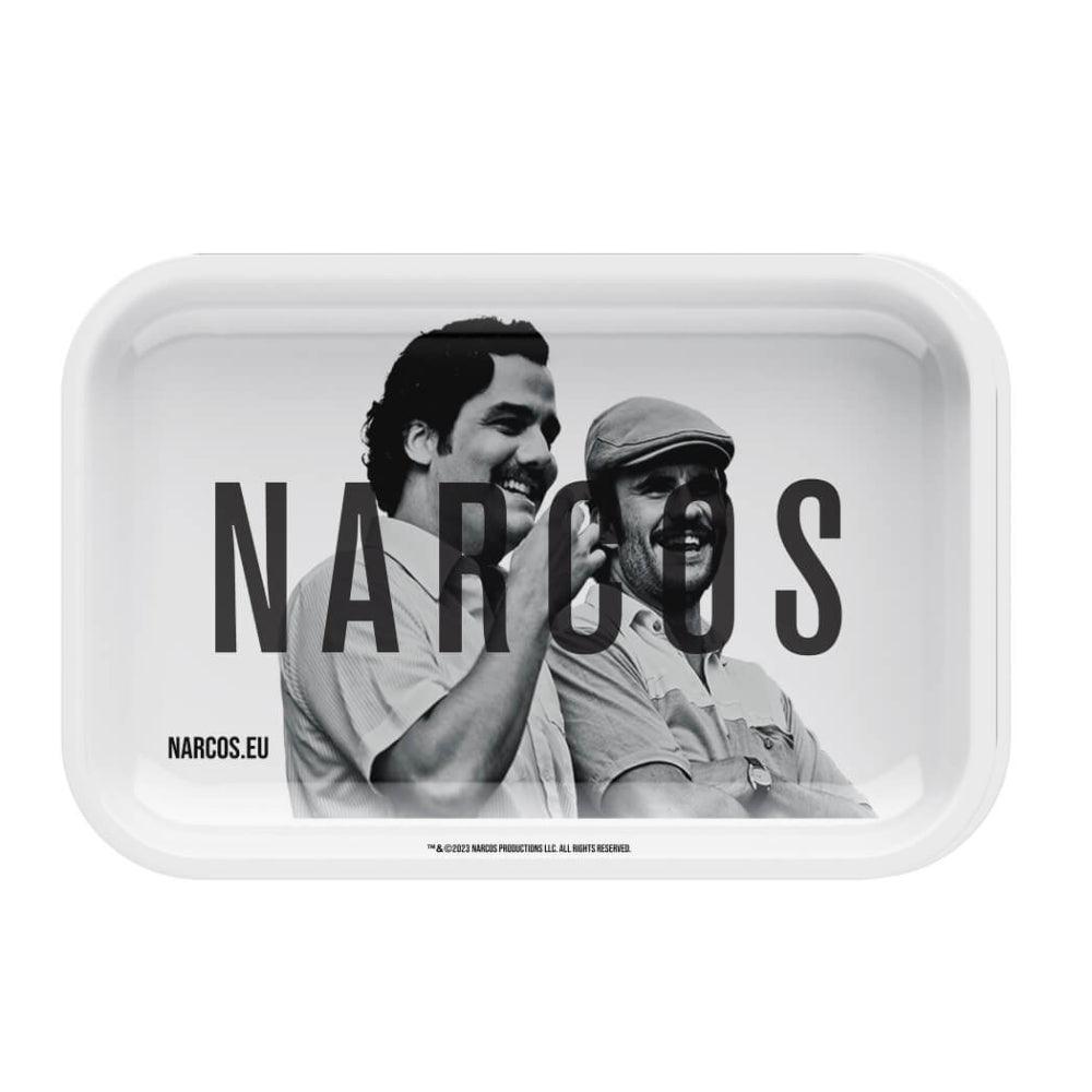 Narcos Metal Rolling Tray White