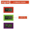 Ongrok Color-coded 6-Pack Digital Hygrometers - Insomnia Smoke