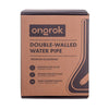 Ongrok Double Glass Wall Water Pipe