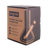 Ongrok Double Glass Wall Water Pipe