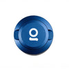 Blue storage container with a white Ongrok logo on a white background