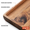 Ongrok Premium Natural Acacia Wood Tray 9.5" x 9.5" - Insomnia Smoke