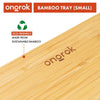 Ongrok Sustainable Small Bamboo Wood Tray - Insomnia Smoke