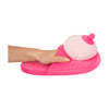 Pink Plush Boob Slippers