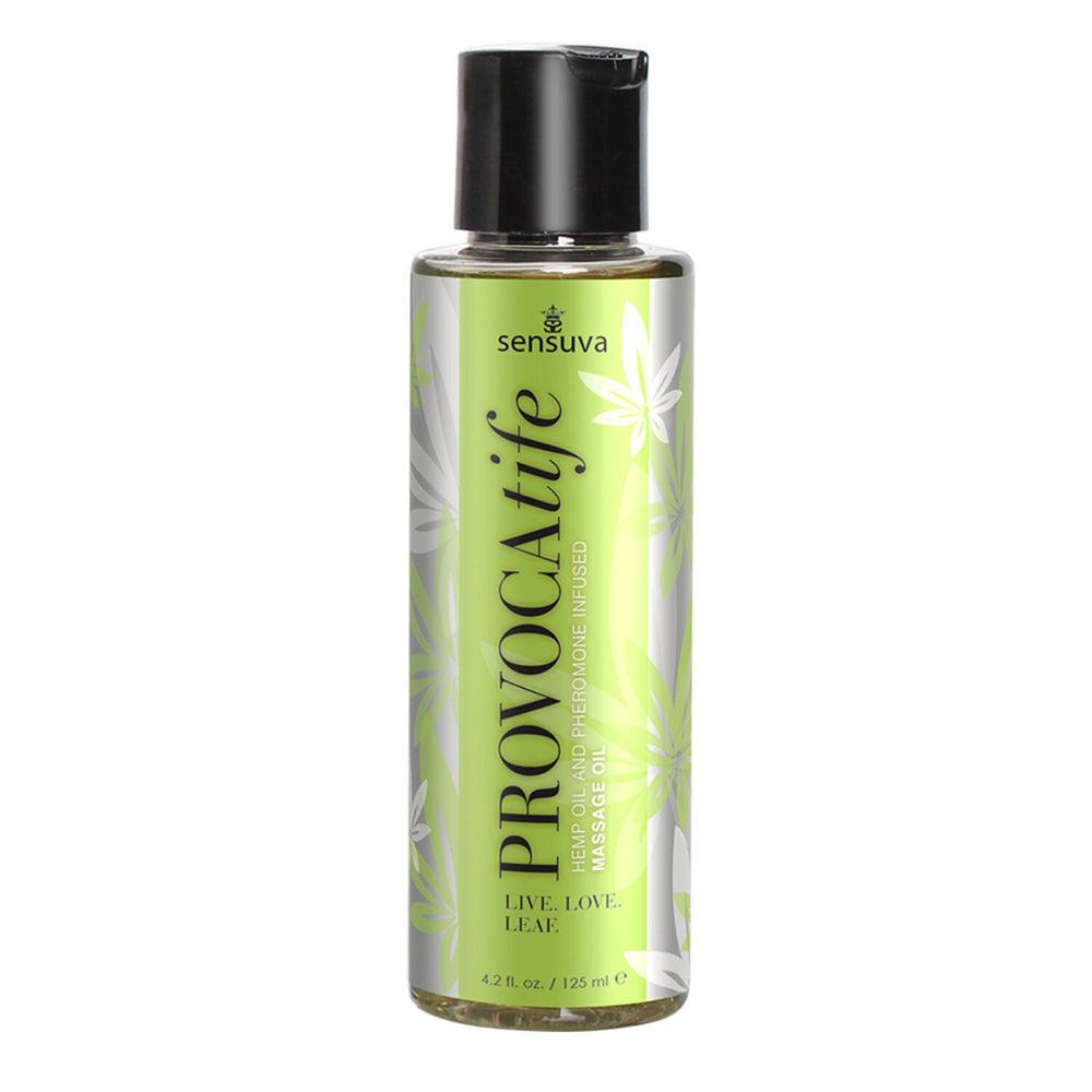 Sensuva Provocatife Hemp Oil & Pheromone Infused Massage Oil 125ml - Insomnia Smoke