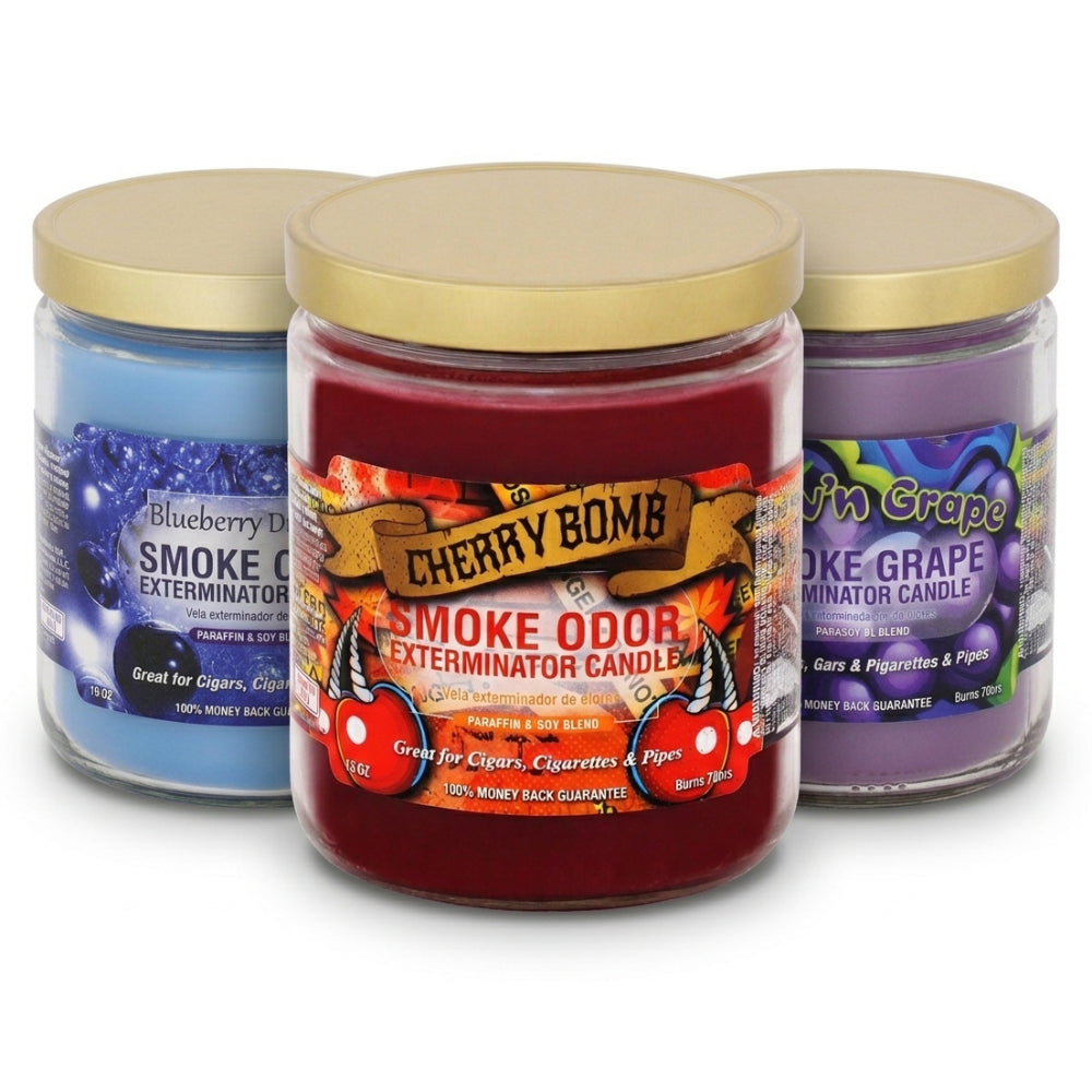 Smoke Odor Exterminator Jar Candles Sweet & Berry Limited Edition