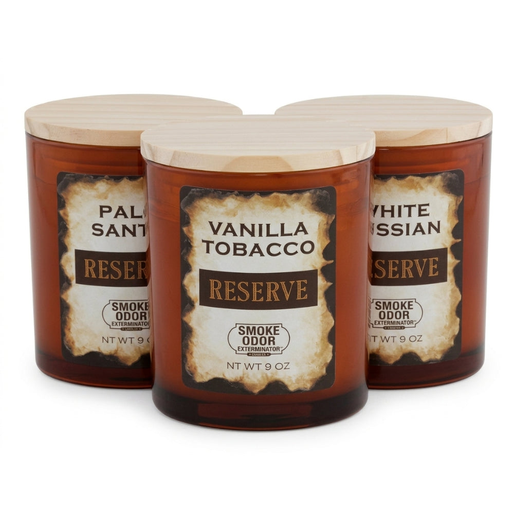 Smoke Odor Exterminator Reserve Candle Collection
