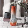 BRNT Designs Hexagon Ceramic Water Pipe Peach Haze Gradient (Limited Edition) - Insomnia Smoke
