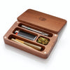 Heady Dad Oakleaf Mini Case Stash Box With Glass One Hitter - Insomnia Smoke