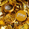 Shine Gold 4 Piece Grinder - Insomnia Smoke