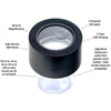 MasonBrite LED Magnifying Mason Jar - Insomnia Smoke